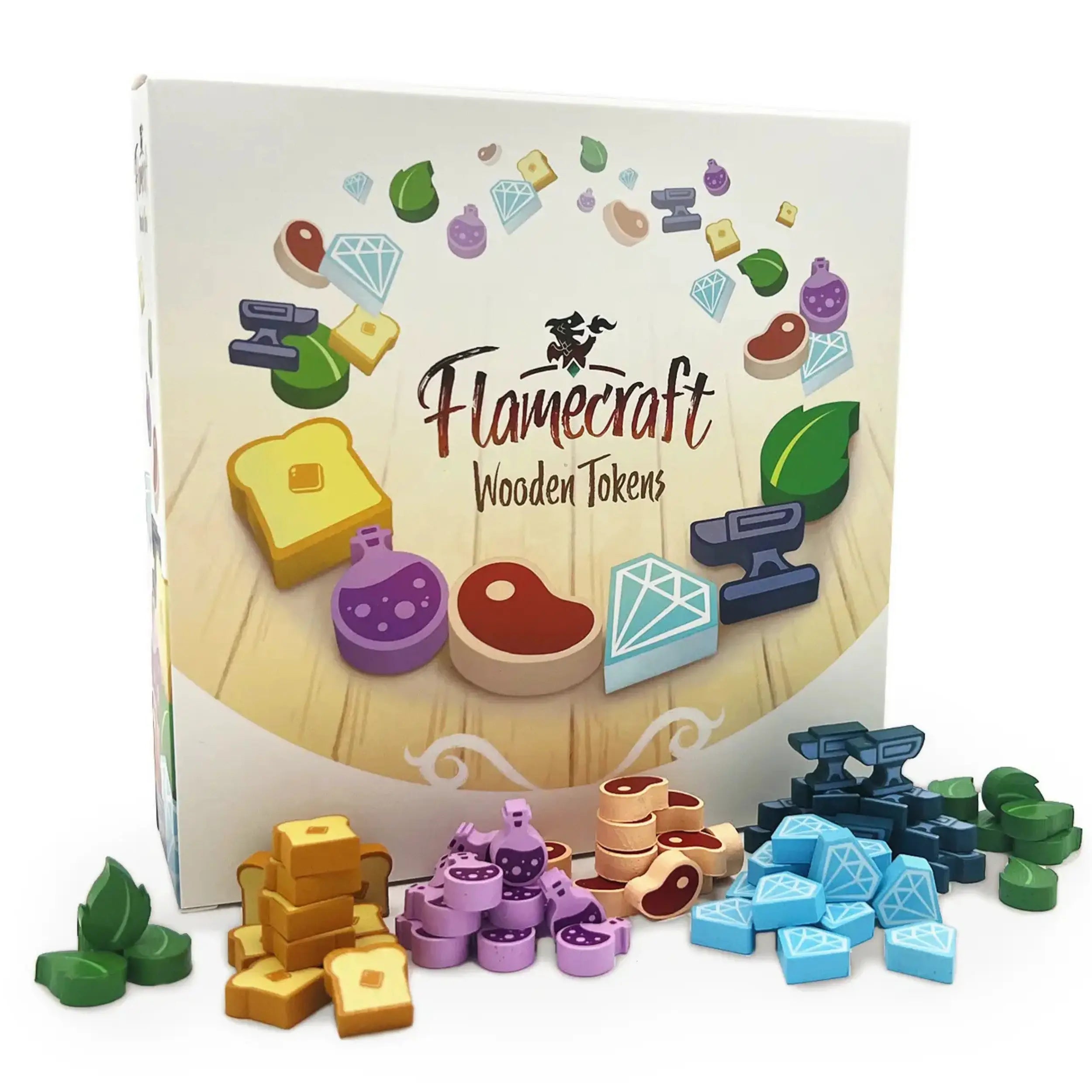 Flamecraft: Wooden Tokens
