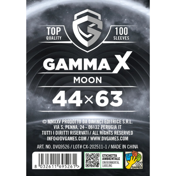 44x63 card sleeves Gamma X Moon 44x63