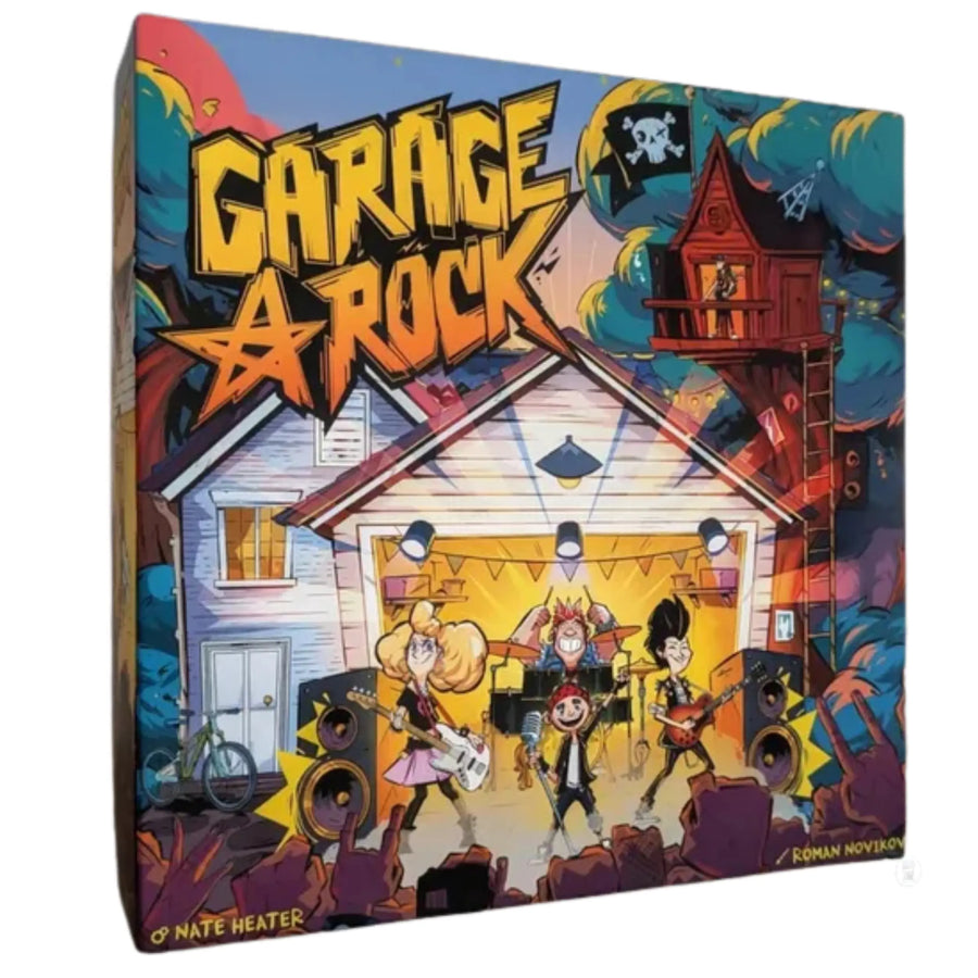 Garage Rock - 80s Worker Placement for 2-4 Players | FroGames
