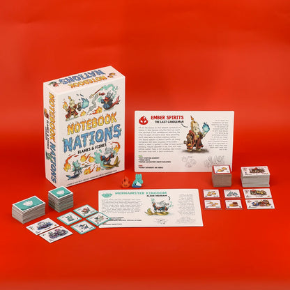 Notebook Nations: Flames & Fishes
