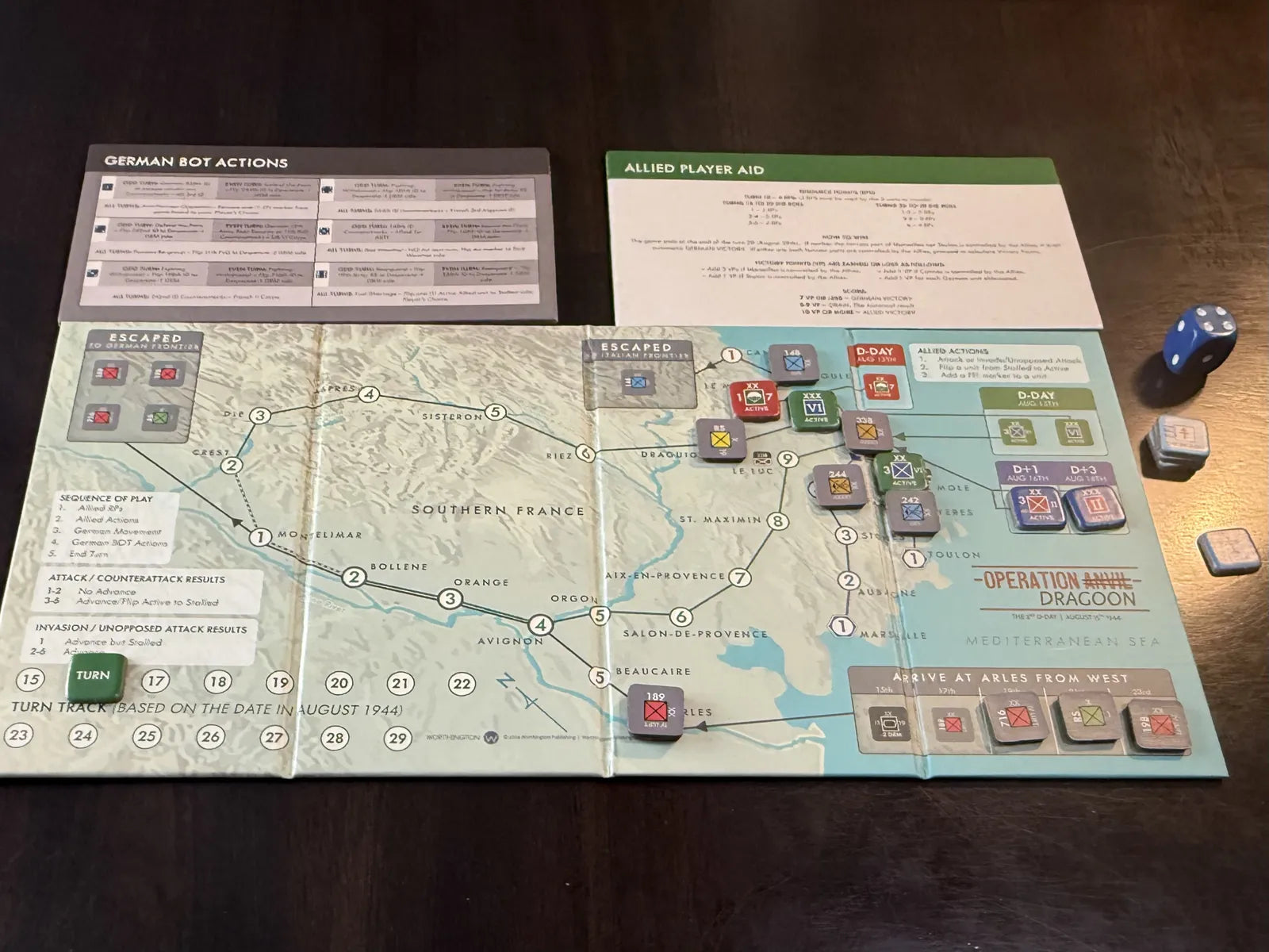 Operations Dragoon 1944 - Travel Game