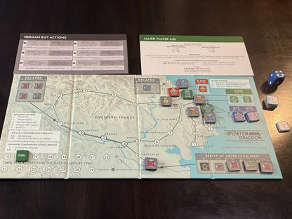 Operations Dragoon 1944 - Travel Game