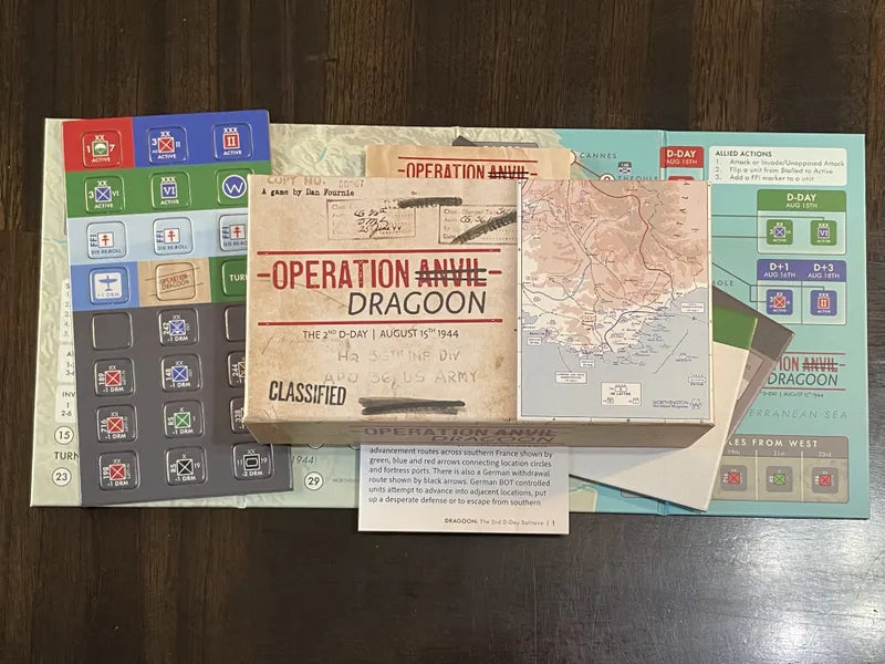 Operations Dragoon 1944 - Travel Game