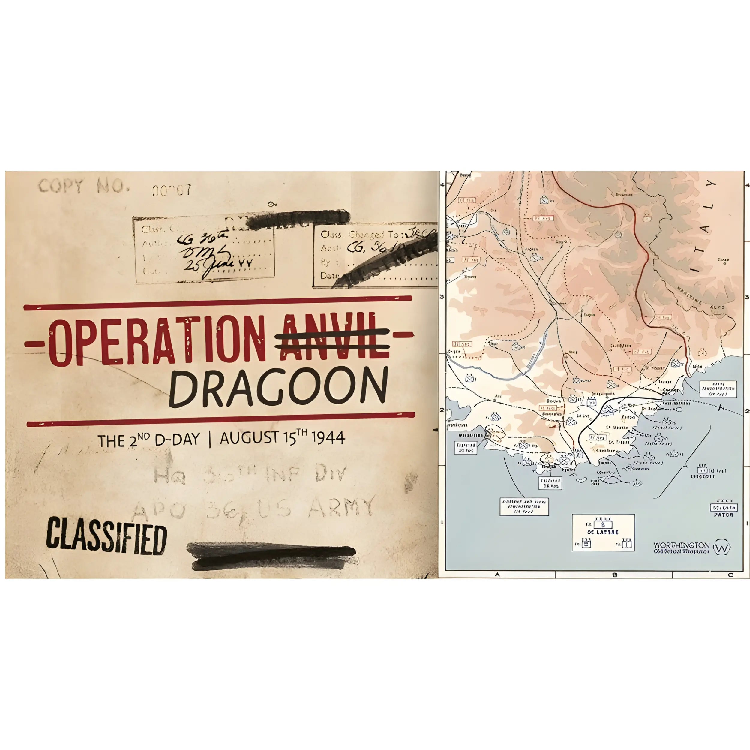 Operations Dragoon 1944 - Travel Game
