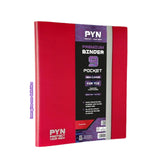 PYN - Premium Binder 9 Pocket - ROSSO