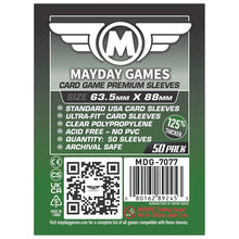 Premium Card Game Sleeves (50 Pack) 63.5 X 88 MM