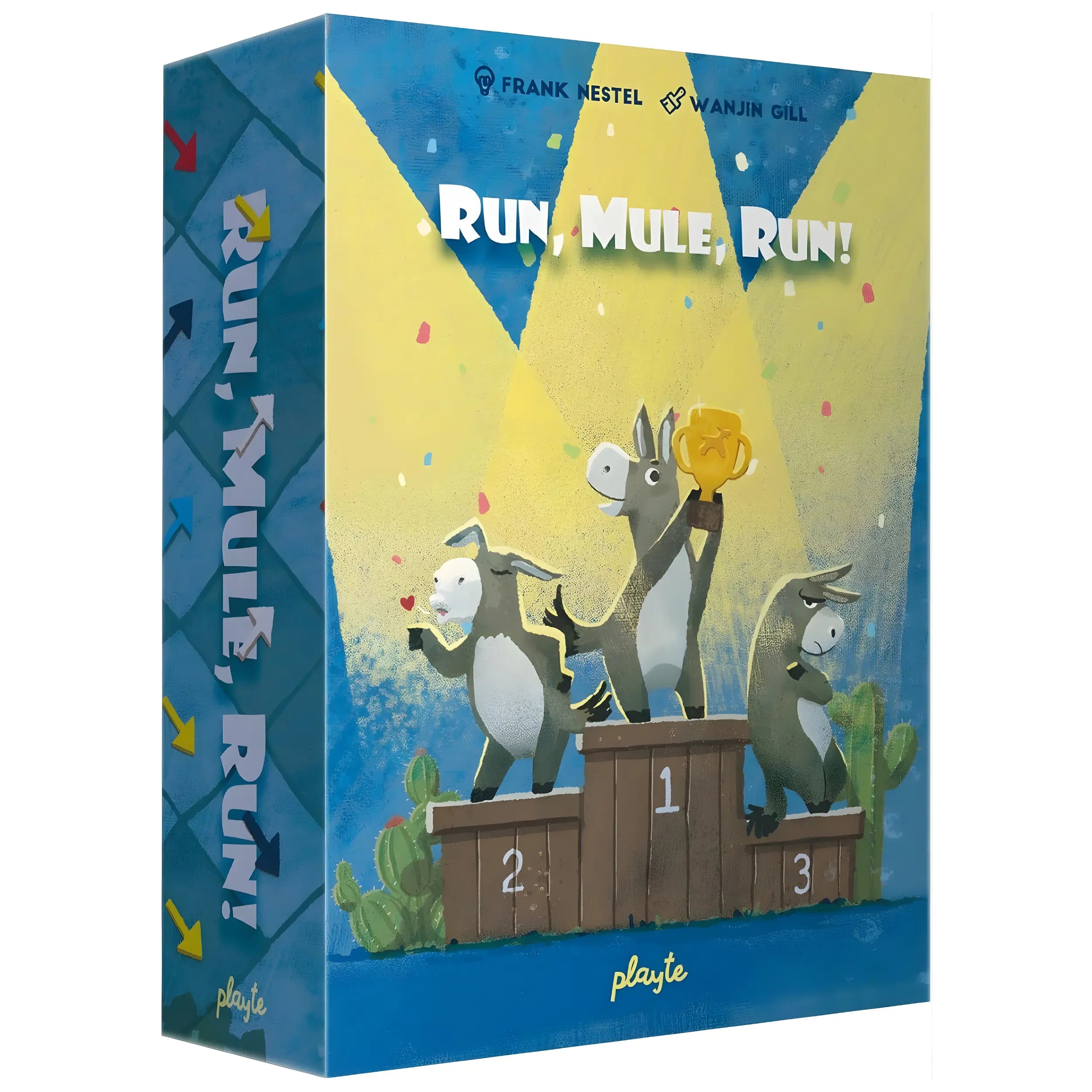 Run, Mule, Run Board Game – Mule Race and Secret Points – FroGames
