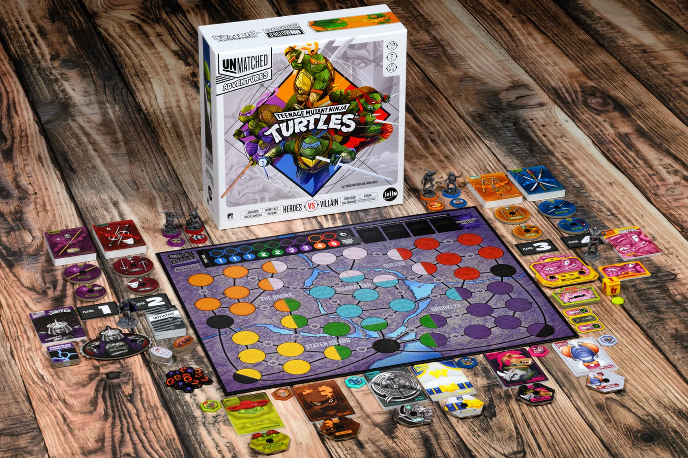 Unmatched Adventures - Teenage Mutant Ninja Turtles - Con Carte Foil e Alternat Art Limited Edition ENG