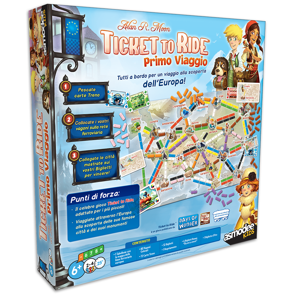 Ticket To Ride Primo Viaggio - Europa