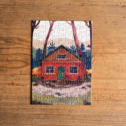 Mini Puzzle Cabin - Trevell  99 pz