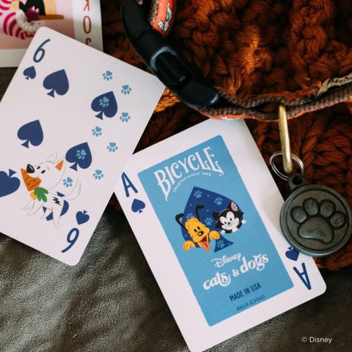 Mazzo di carte Bicycle Disney Cats and Dogs Playing Cards