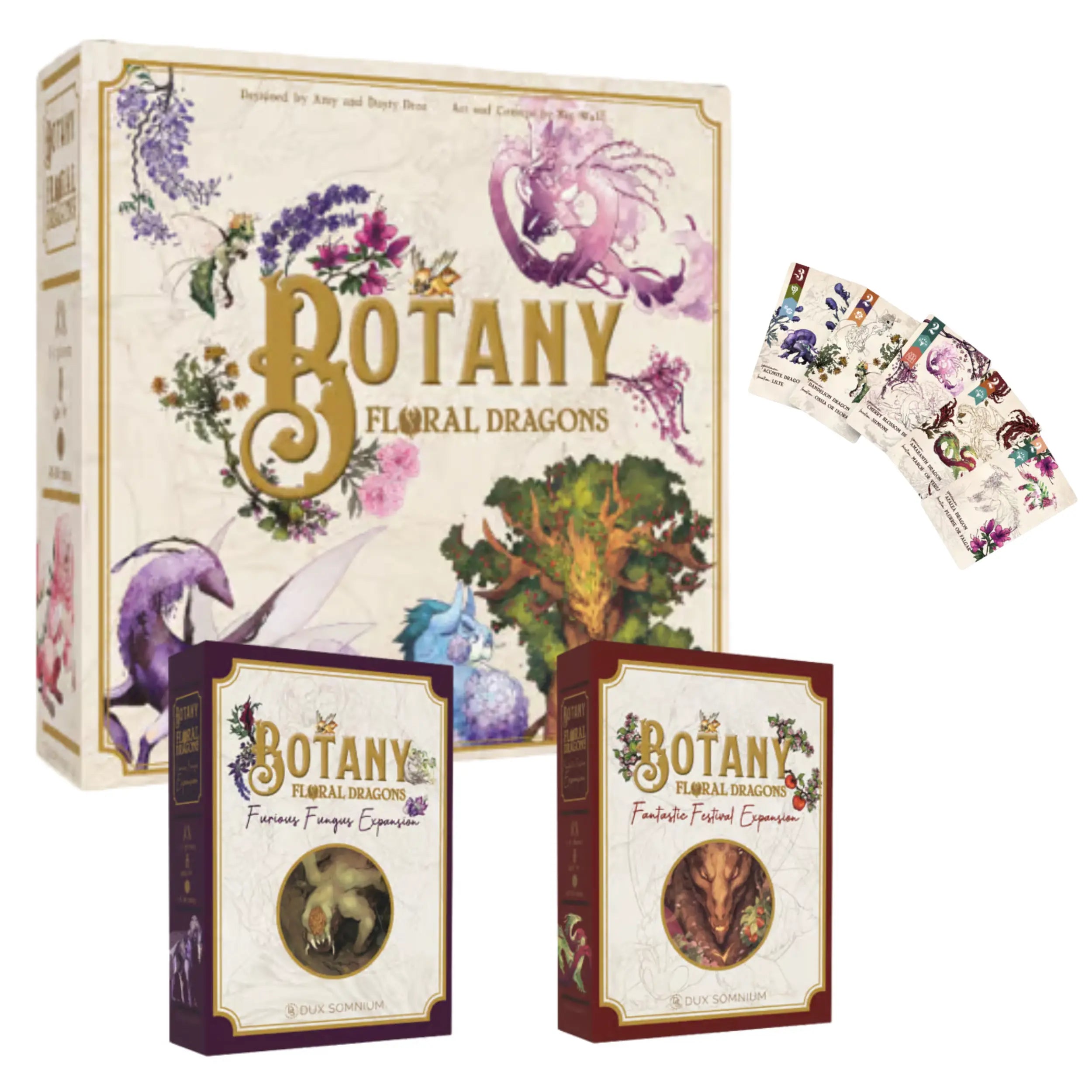 Botany Floral Dragons + Bountiful Blossom Mini Expansion + Fantastic Festival e Furious Fungus