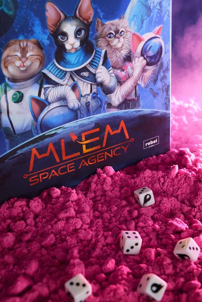 Asmodee Rebel MLEM Space Agency: Gioco Da Tavolo Strategico Con Gatti Astronauti, 2-5 Giocatori, 8+ Anni (Versione Francese)