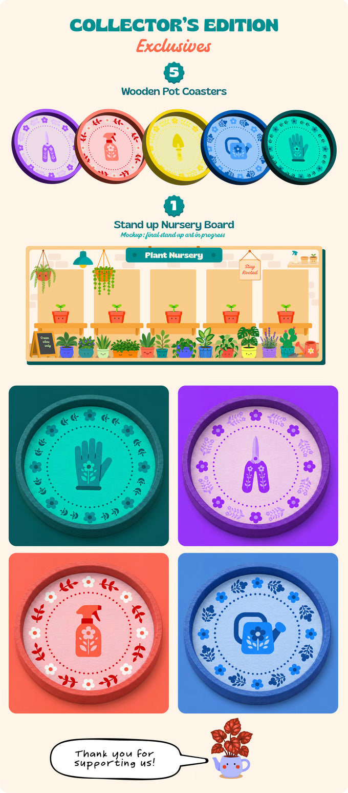 Sprout Collector's Edition - Con Omaggio Bonus Exotic Plant Cards e Upgraded Wooden Player Tokens