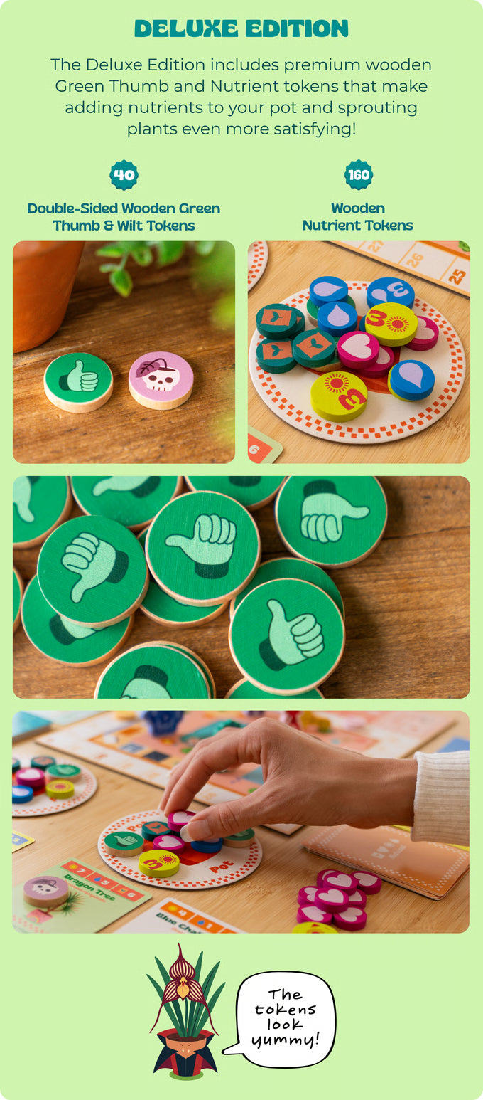 Sprout Deluxe - Con Omaggio Bonus Exotic Plant Cards e Upgraded Wooden Player Tokens