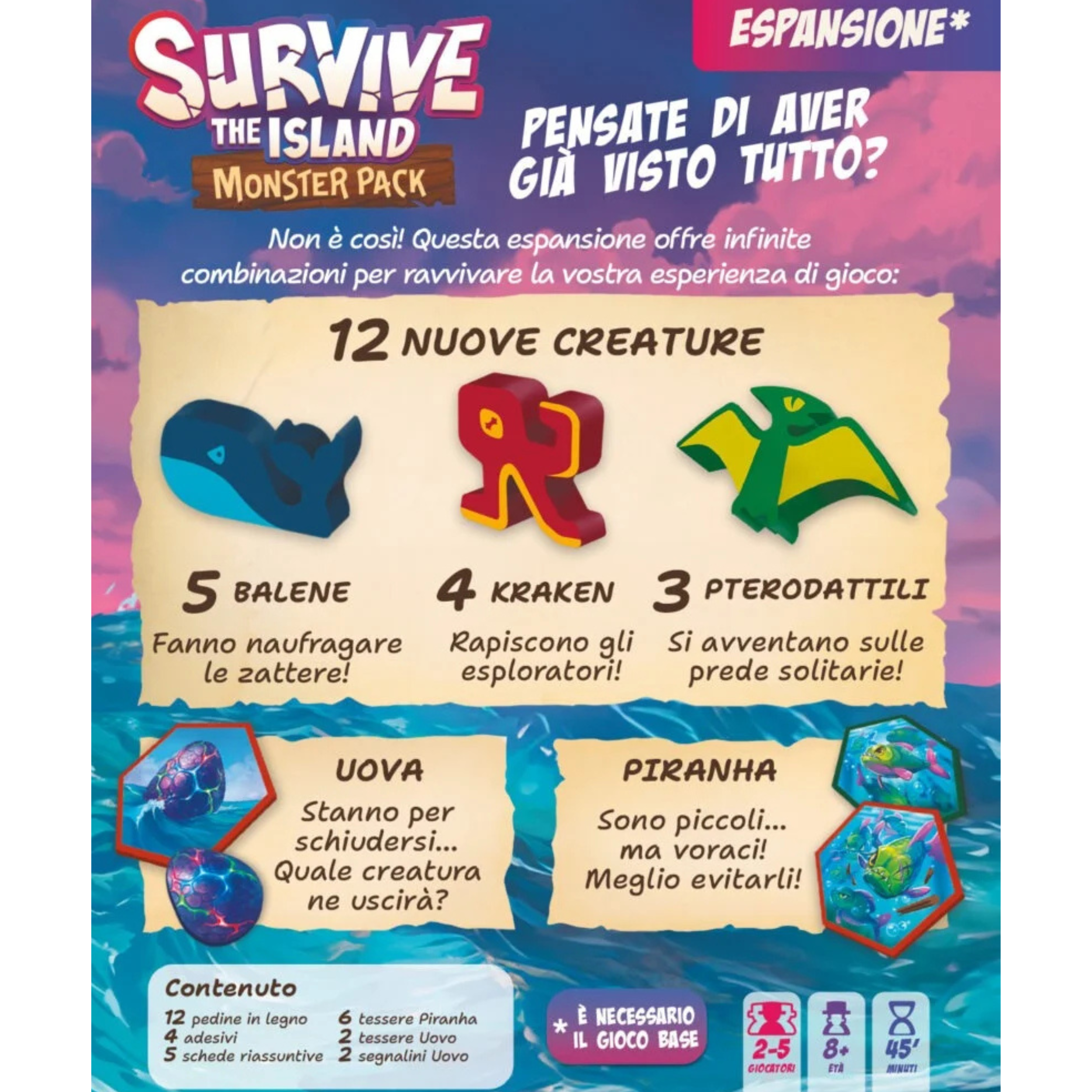 Survive The Island - Monster Pack - Espansione
